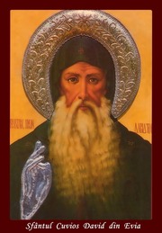 Acatistul Cuviosului David din Evia