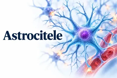 Astrocitele – celule gliale în formă de stea, rol în susținerea neuronilor și sinapselor