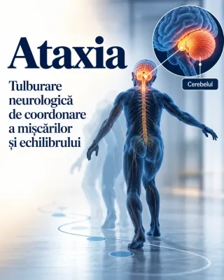 Ataxia – tulburare neurologică de coordonare a mișcărilor și echilibrului