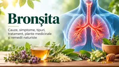 Bronșita – inflamația bronhiilor, simptome respiratorii și plante medicinale