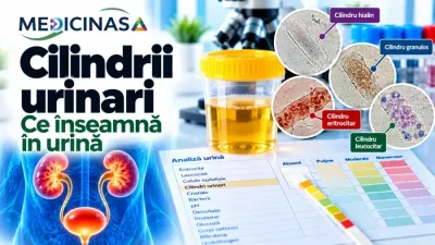 Cilindrii urinari – tipuri de cilindri identificați la examinarea microscopică a sedimentului urinar