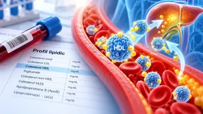 Colesterolul HDL – analiza colesterolului bun și interpretarea valorilor din profilul lipidic