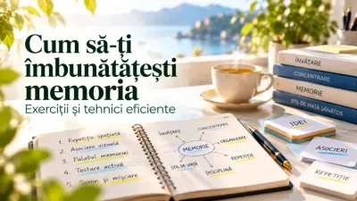 Exerciții pentru îmbunătățirea memoriei – tehnici de memorare, învățare și concentrare
