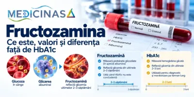Fructozamina – valori și diferența față de hemoglobina glicată HbA1c