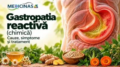 Gastropatia reactivă și modificările mucoasei gastrice produse de factori chimici