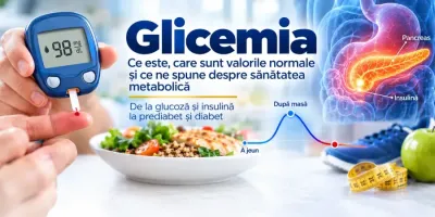 Glicemia și reglarea glucozei din sânge prin insulină și pancreas
