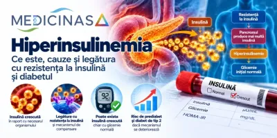 Hiperinsulinemia – insulină crescută și legătura cu rezistența la insulină