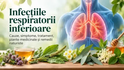 Infecțiile respiratorii inferioare – plămâni, bronhii, plante medicinale și remedii naturiste