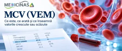 MCV VEM volumul eritrocitar mediu în hemoleucogramă