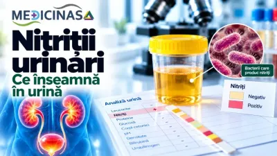 Nitriții urinari – testul pentru nitriți pozitivi sau negativi în sumarul de urină