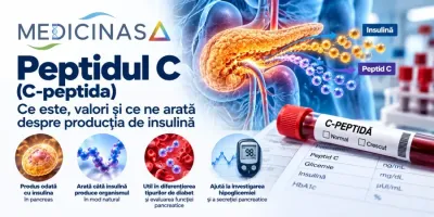 Peptidul C – analiza secreției proprii de insulină a pancreasului