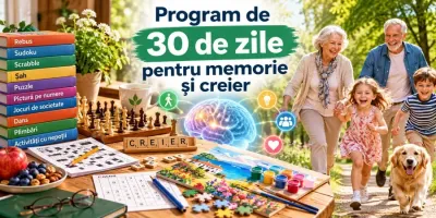 Program de 30 de zile pentru memorie – rebus, Sudoku, șah, pictură, plimbări, dans și activități cu nepoții