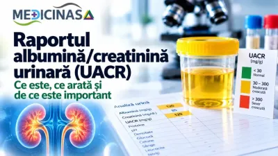 Raportul albumină/creatinină urinară UACR – analiză pentru evaluarea albuminuriei și sănătății rinichilor
