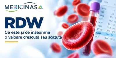 RDW variația dimensiunii globulelor roșii în hemoleucogramă