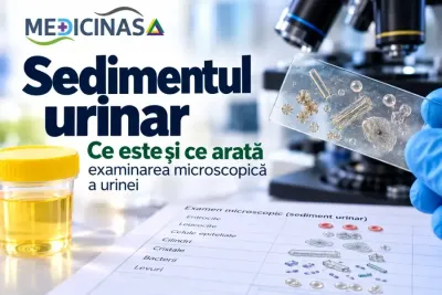 Sedimentul urinar – examinarea microscopică a celulelor și particulelor din urină