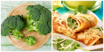 Simplu și rapid, de primăvară! Cum să prepari clătite cu broccoli și smântână