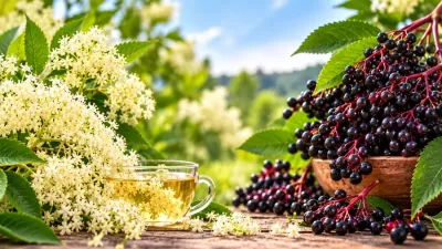 Socul (Sambucus nigra) – flori albe și fructe negre, utilizări în fitoterapie și medicina tradițională