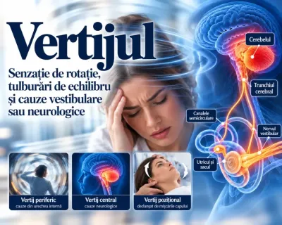Vertijul – senzație de rotație, tulburări de echilibru și cauze vestibulare sau neurologice