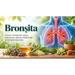 Bronșita – inflamația bronhiilor, simptome respiratorii și plante medicinale