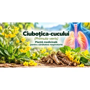 Ciuboțica-cucului (Primula veris) – flori galbene de primăvară, plantă medicinală utilizată tradițional pentru tuse și afecțiuni respiratorii