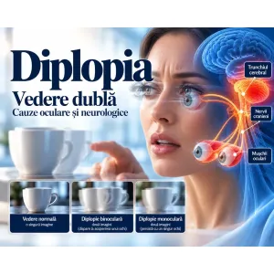 Diplopia – vedere dublă, cauze oculare și neurologice