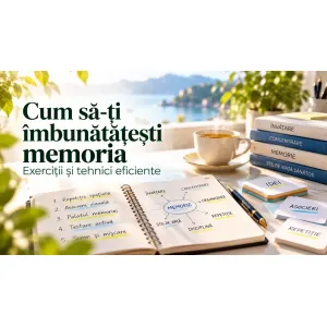Exerciții pentru îmbunătățirea memoriei – tehnici de memorare, învățare și concentrare