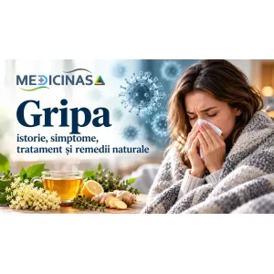 Gripa – virusul influenza, simptome respiratorii, plante medicinale și remedii tradiționale