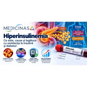 Hiperinsulinemia – insulină crescută și legătura cu rezistența la insulină