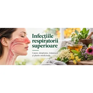 Infecții respiratorii superioare – nas, sinusuri, faringe și laringe, simptome și plante medicinale
