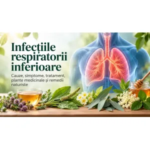 Infecțiile respiratorii inferioare – plămâni, bronhii, plante medicinale și remedii naturiste