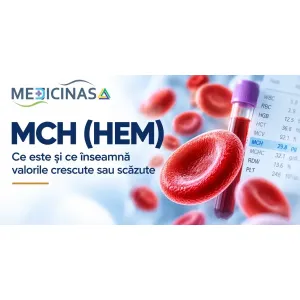 MCH HEM hemoglobina eritrocitară medie în hemoleucogramă