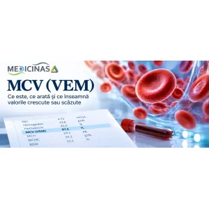 MCV VEM volumul eritrocitar mediu în hemoleucogramă