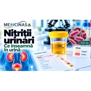 Nitriții urinari – testul pentru nitriți pozitivi sau negativi în sumarul de urină