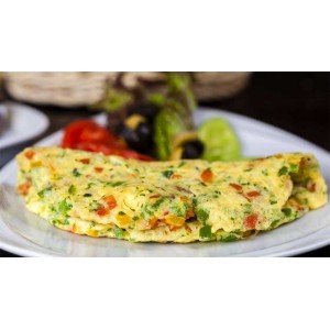 Omletă cu dovlecei la cuptor, ideală pentru micul dejun