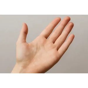 Petele albe pe palmă – semn al lipsei de minerale, oxigen și echilibru hormonal