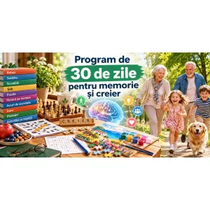 Program de 30 de zile pentru memorie – rebus, Sudoku, șah, pictură, plimbări, dans și activități cu nepoții