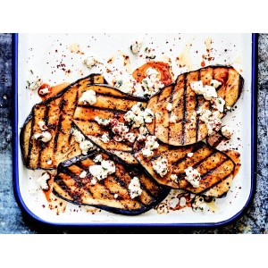 Vinete la grătar cu brânză feta și verdețuri, un deliciu pentru vară