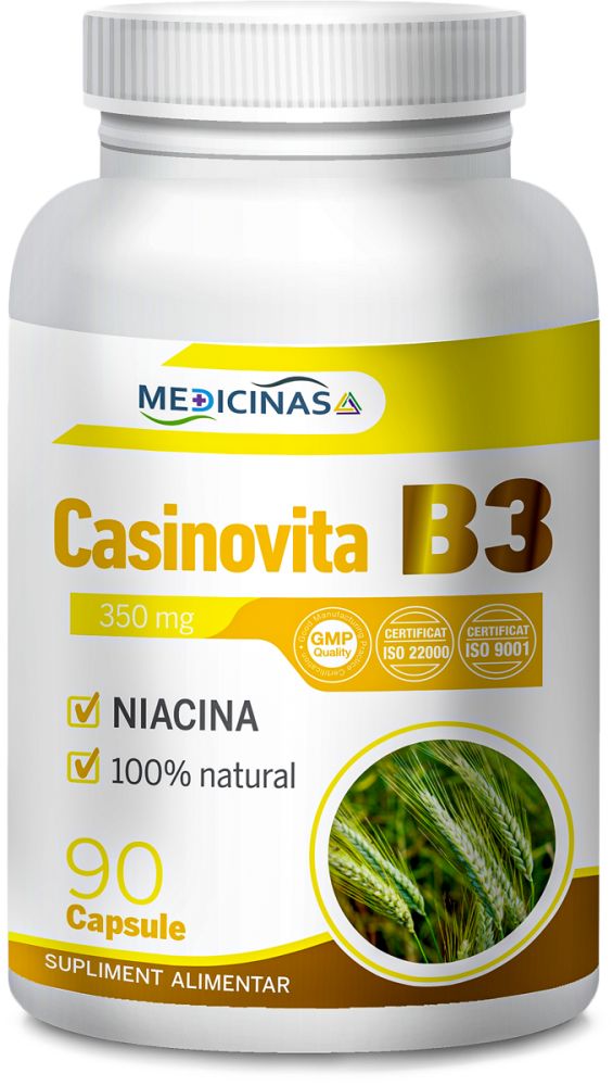 CASINOVITA B3 - Vitamina B3 (Niacina), 90 cps.