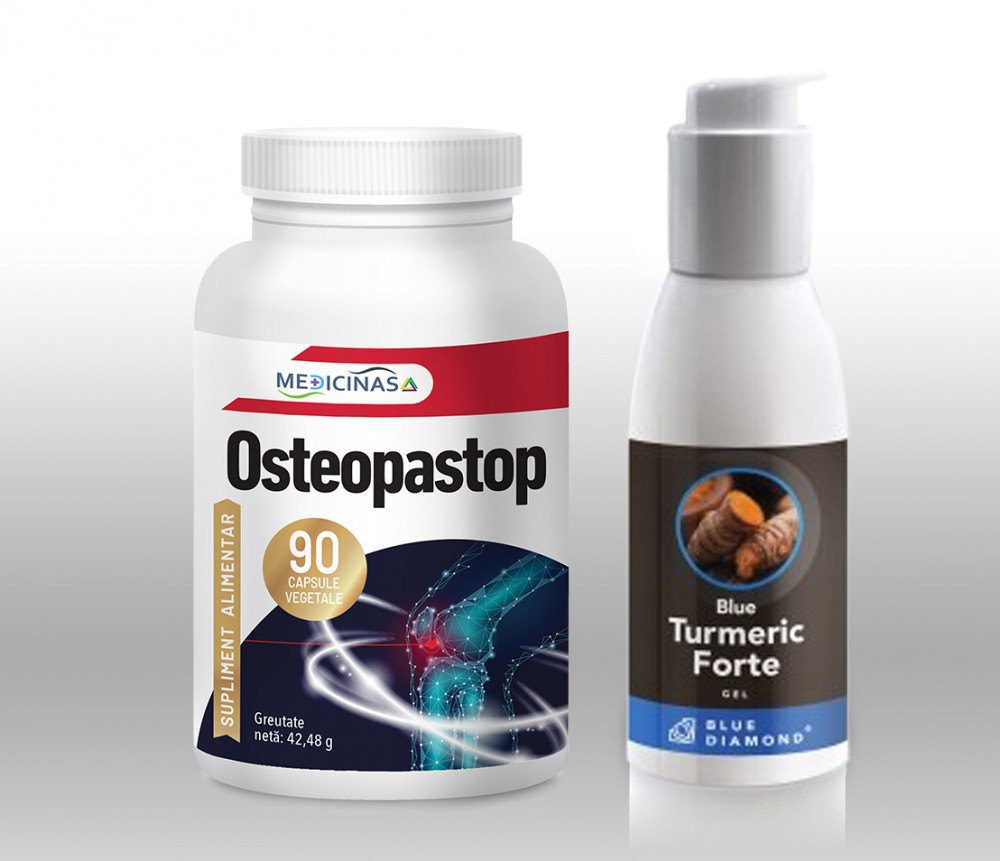 OSTEOPASTOP + CURCUMA Therapy - TURMERIC gel antiinflamator