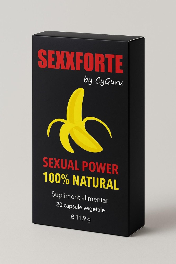 SEXXFORTE – supliment pentru potență și vitalitate masculină – 1 cutie