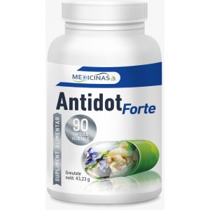  ANTIDOT Forte - împotriva virusurilor respiratorii, refacerea sistemului imunitar, 90cps.