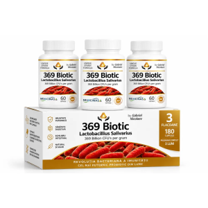 369 Biotic - Lactobacillus Salivarius - Pachet 3 luni