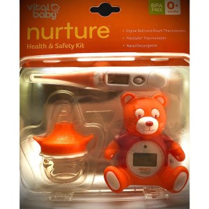 Kit esential pentru bebelusul tau (termometru digital, termometru de baie/camera si pompita pentru nasuc infundat)